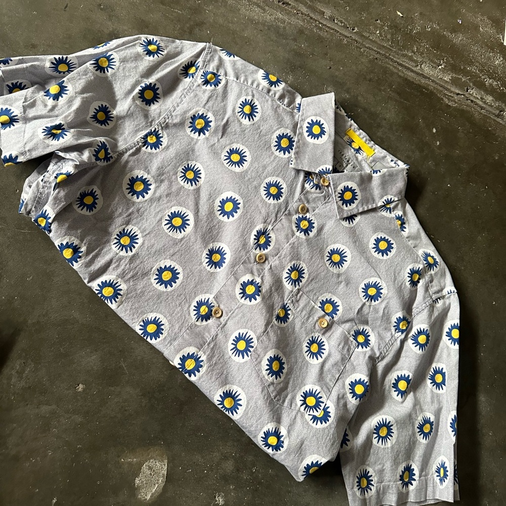 Ted Baker Patterned Button Up - Short Sleeve - image 3